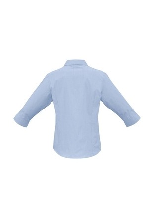 Micro Check Shirt -3/4 Short Sleeve - Ladies