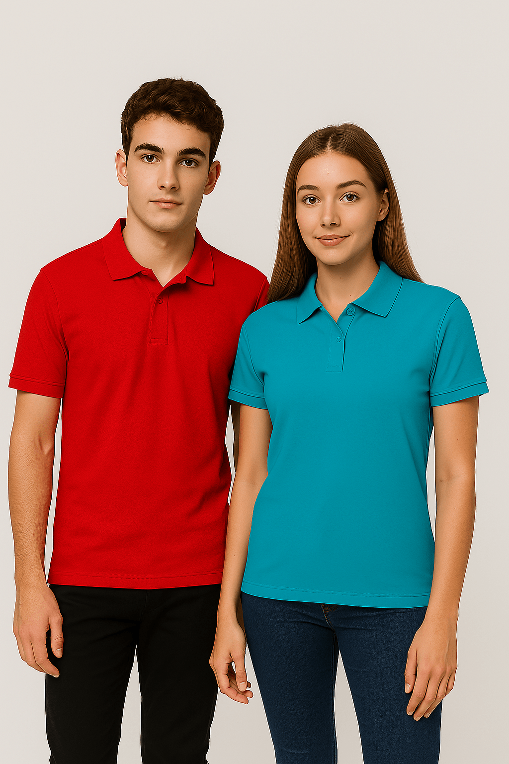 Embroidered corporate polo shirts
