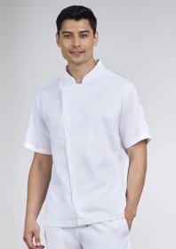 Alfresco Short Sleeve Chef Jacket - Mens