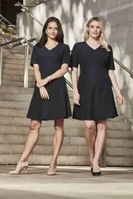 Extended Short Sleeve Dress-Ladies